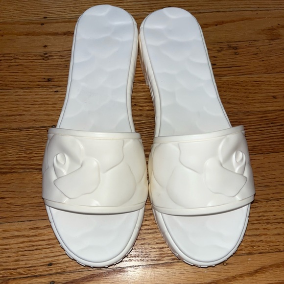Valentino Garavani Shoes - Valentino Rubber Atelier 03 Rose Edition 25/40mm Platform Slide Sandals Size 42